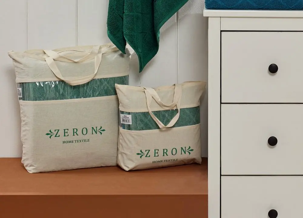 Набір махрових турецьких рушників Zeron 50х90 3 штуки + 70х140 3 штуки Microcotton Kilim Desen - фото 5