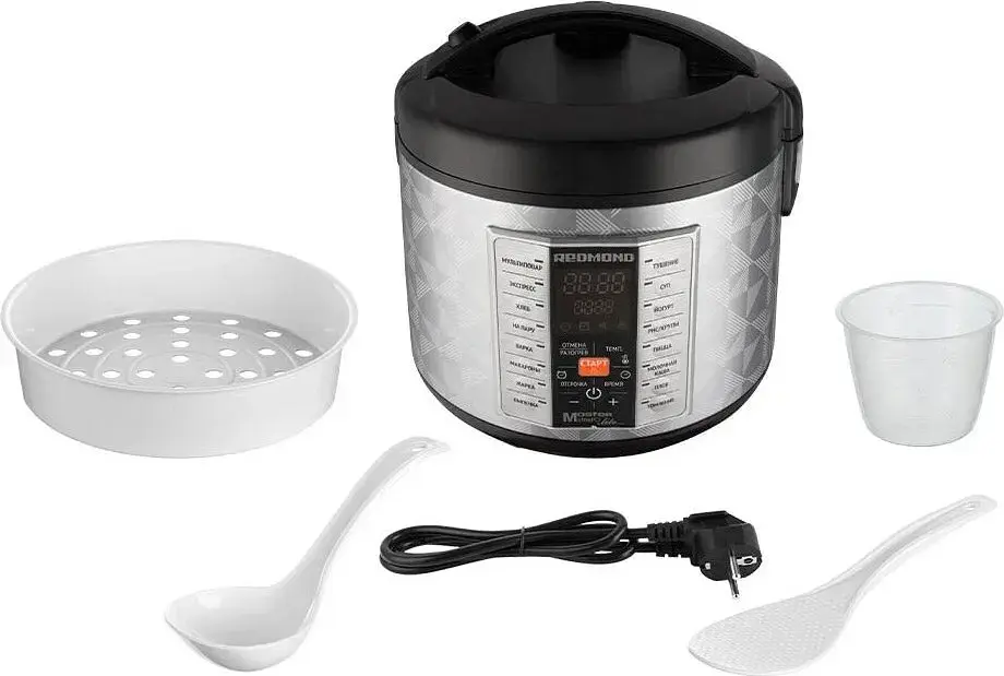 Мультиварка Redmond RMC-M26 Stainless steel/Black UA - фото 4