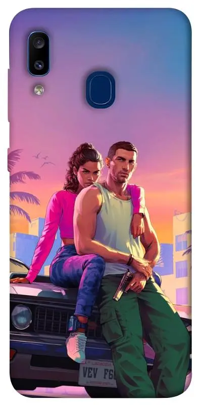 TPU чехол Demsky GTA VI Heroes для Samsung Galaxy A20 / A30