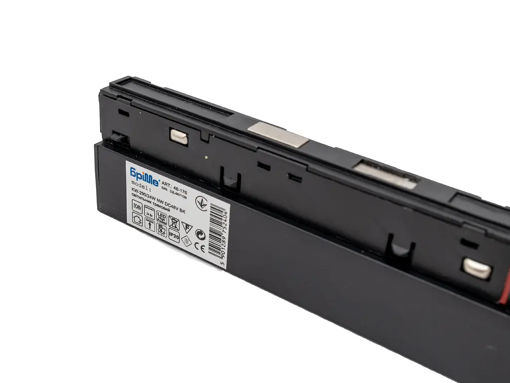 Магнитный трековый светильник KW-290/24W NW DC48V BK Brille 48-176 - фото 4