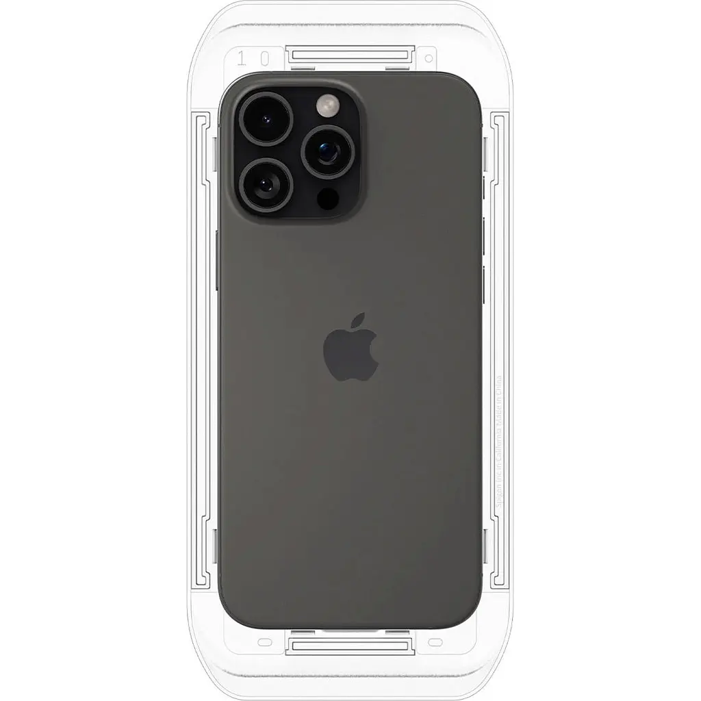 Захисне скло Spigen EZ Fit HD Glas.tR для Apple iPhone 16 Pro Privacy [AGL07936] 1-Pack [117855] - фото 6