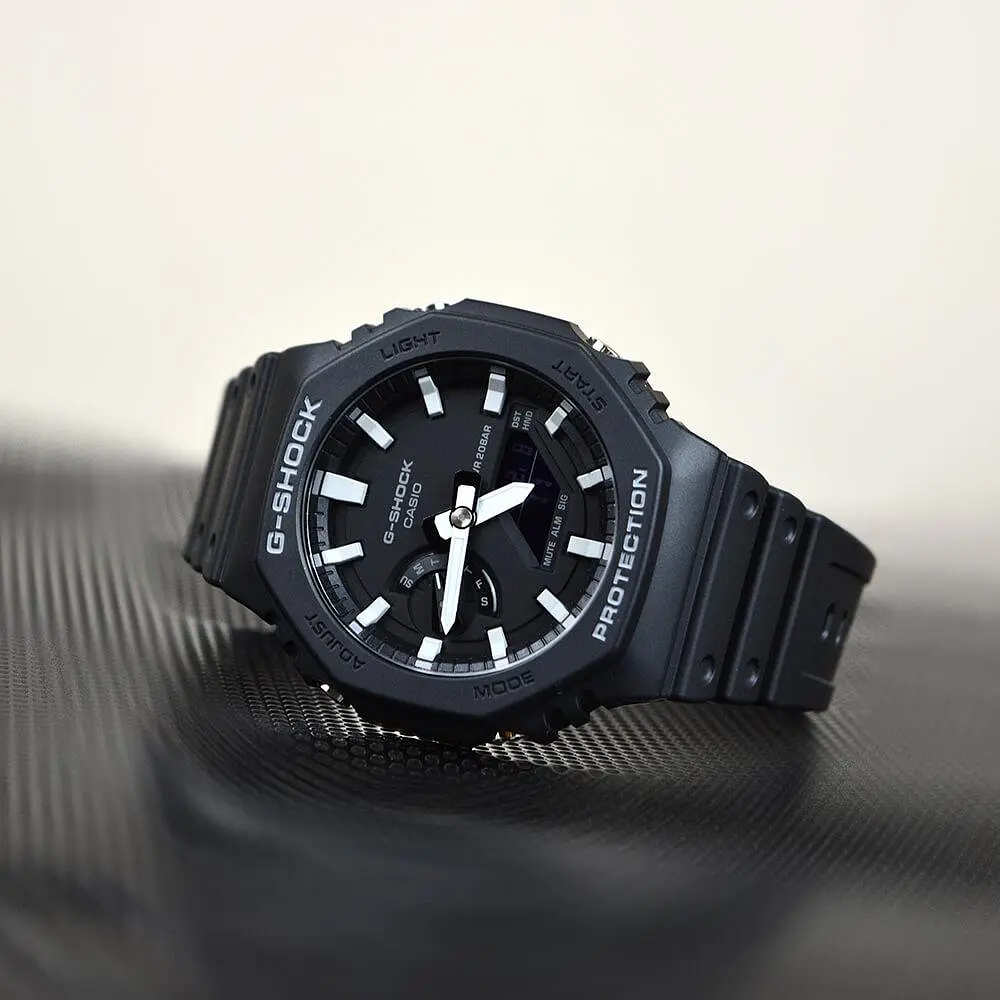 Чоловічий годинник Casio GA-2100-1A Чорний ( AT1141-0071 ) - фото 3