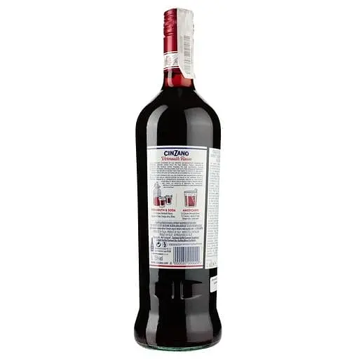 Вермут Cinzano Rosso красный сладкий 15% 1л  - фото 2