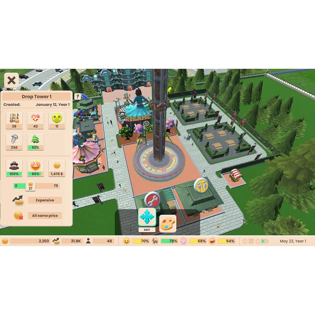 Ключ активації Microsoft RollerCoaster Tycoon Adventures Deluxe для Xbox One/Series S/X - фото 4