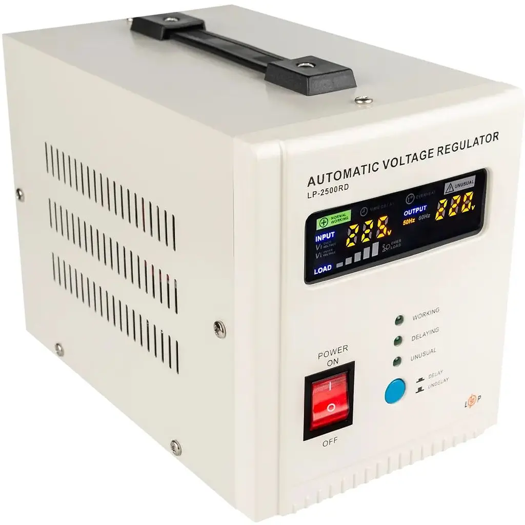 Стабілізатор напруги LogicPower LP-2500RD (1500 Вт / 7 щаблів) - фото 2