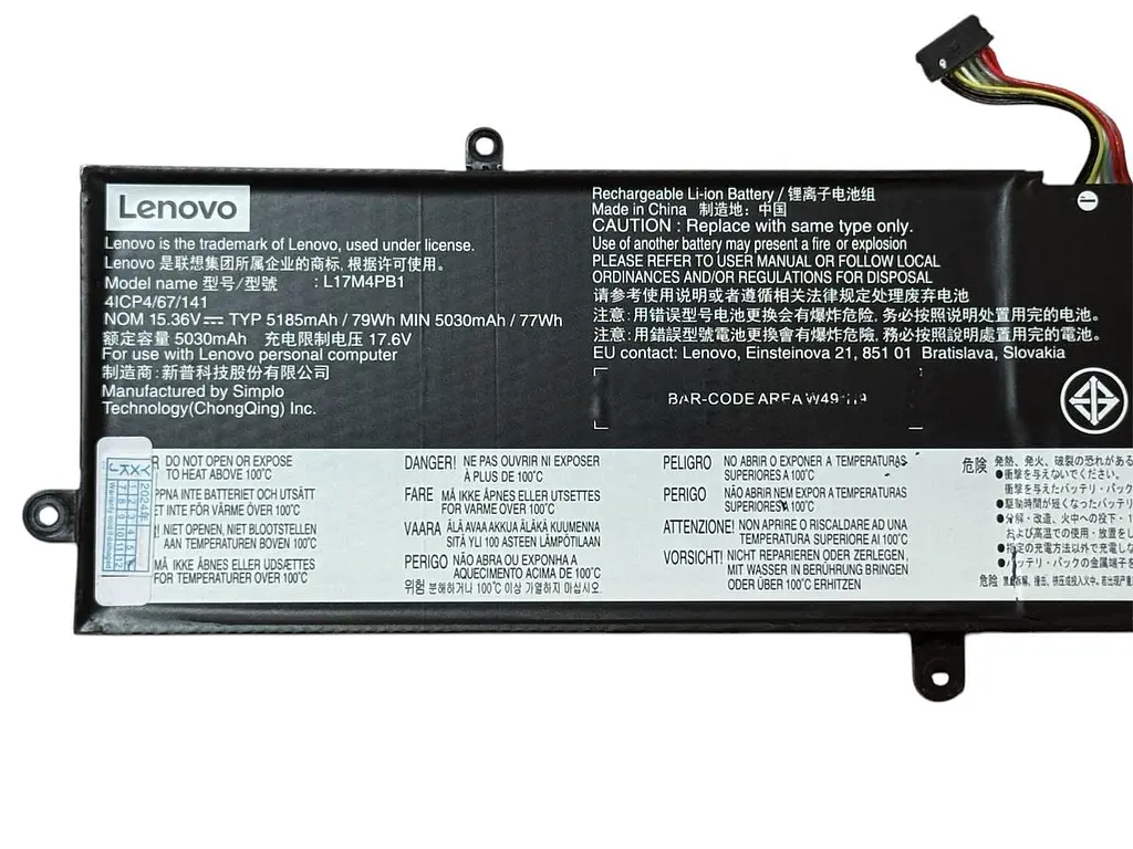 Акумулятор для ноутбука Lenovo IdeaPad 720S-15IKB V730-15ISE V730-15IFI L17M4PB1 L17C4PB1 - фото 2