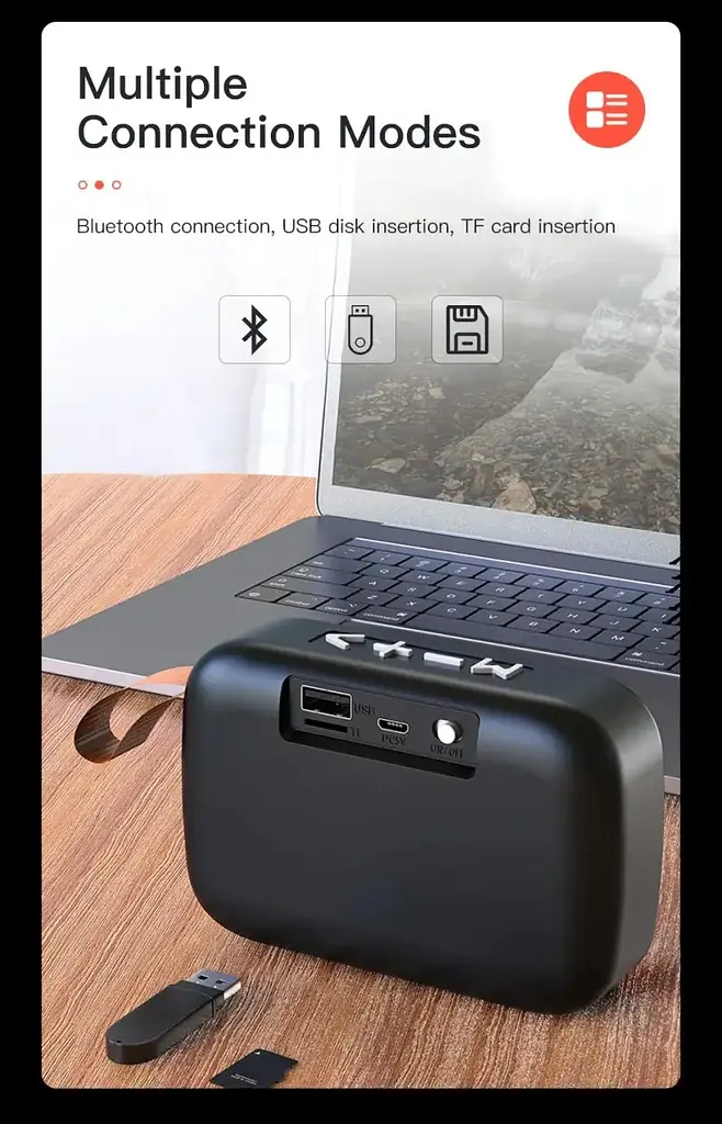 Портативная акустика Kuulaa Bluetooth charge 4 (KL-O127) - фото 6