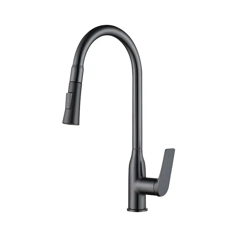 Смеситель для кухни Mixxus Premium Derby 014 graphite MI6611 Графит - фото 1