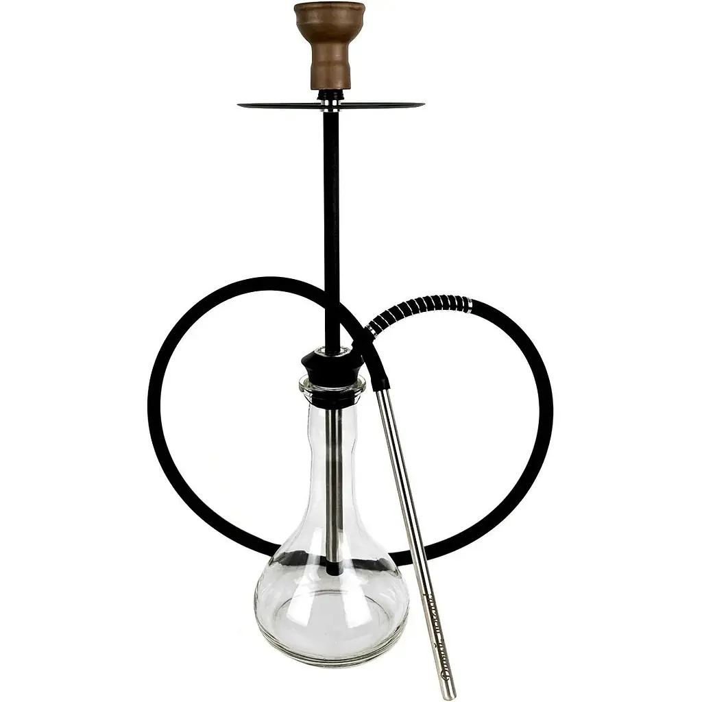 Кальян Tiaga Hookah Classic Black Drop Clear - фото 2