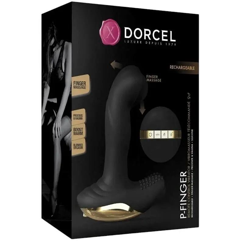 Вібромасажер з "масажем пальцем" Dorcel P-Finger для простати та вагіни - фото 6