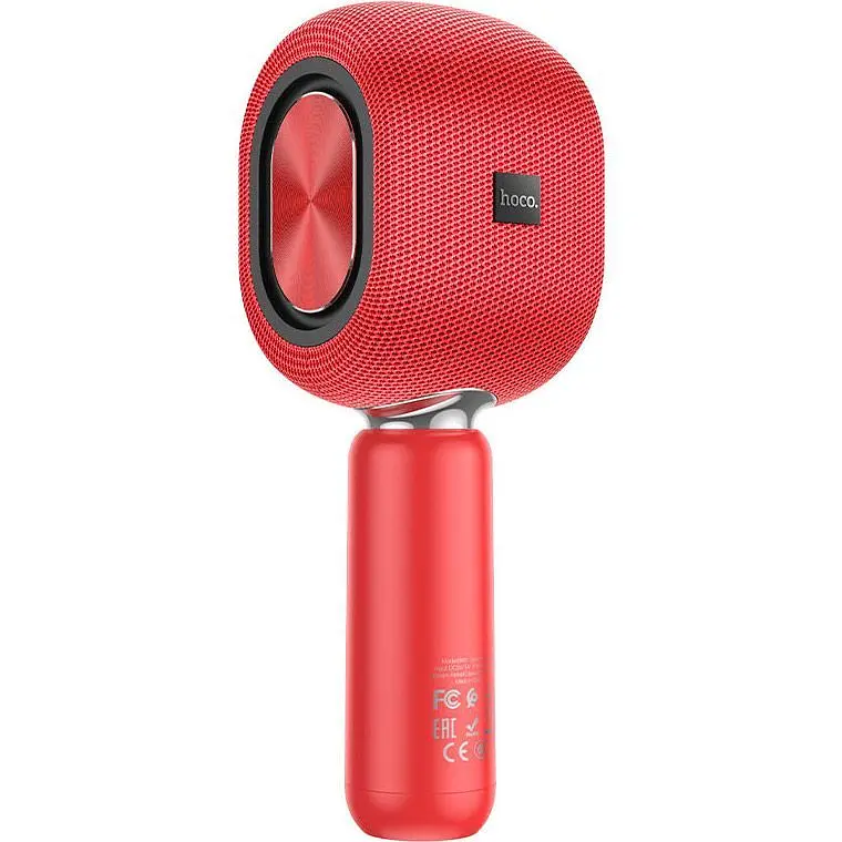 Микрофон с караоке Hoco BK8 Cool Hi K-Song Red 759559 [79260] - фото 2