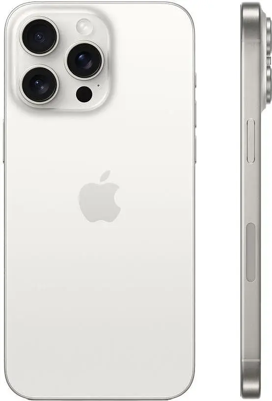 Смартфон Apple iPhone 15 Pro Max 256GB White Titanium Refurbished - фото 3