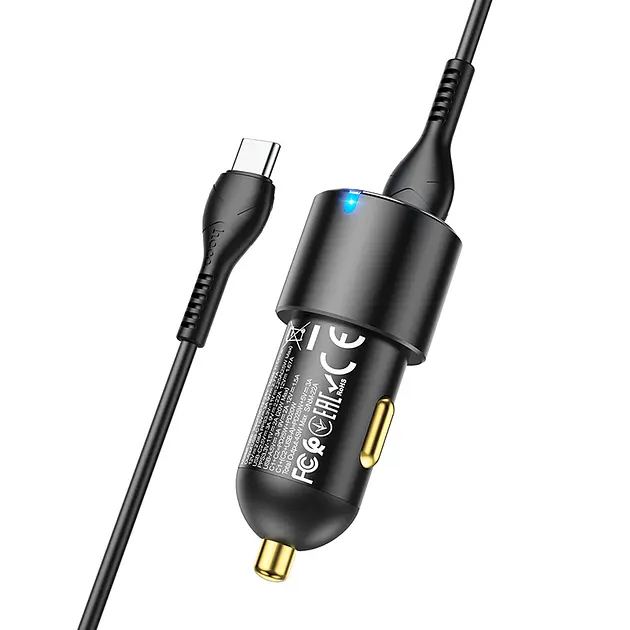 Автомобільний зарядний пристрій швидкої зарядки Hoco NZ6 PD45W (37361-01_271) - фото 6
