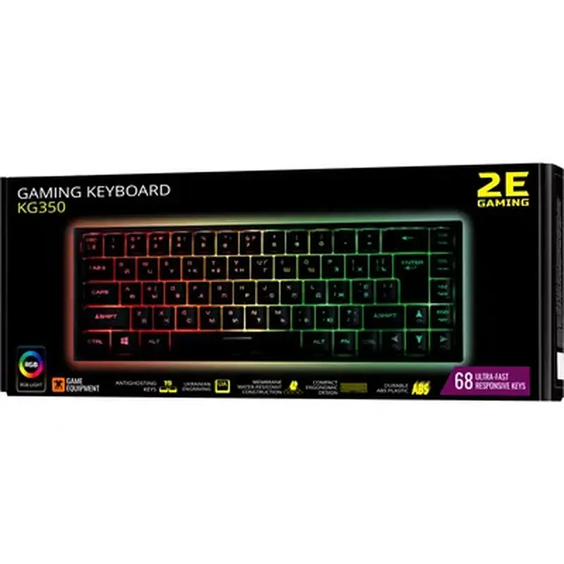 Клавиатура 2E GAMING KG350 (2E-KG350UBK) - фото 11
