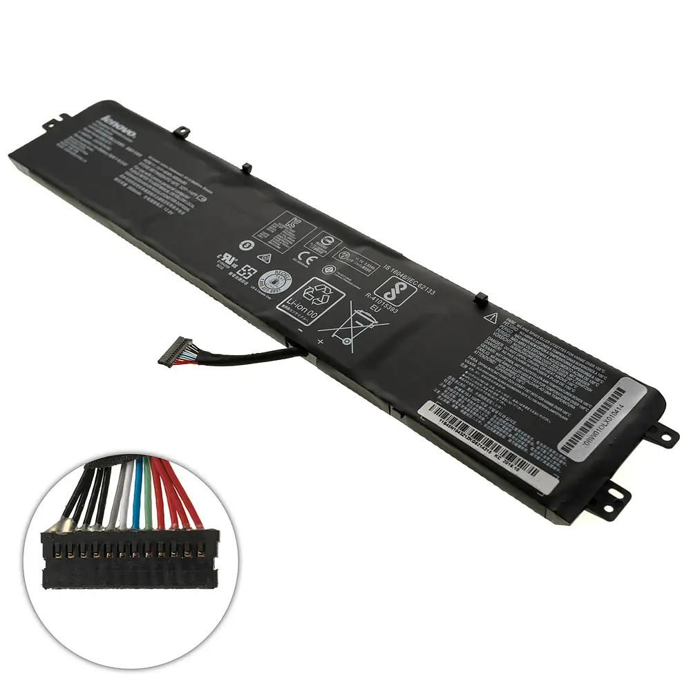 Акумулятор для ноутбука Lenovo L14M3P24 (IdeaPad Y700-14ISK) 11.1V 4050 mAh 45W Black (5B10H41180) - фото 2