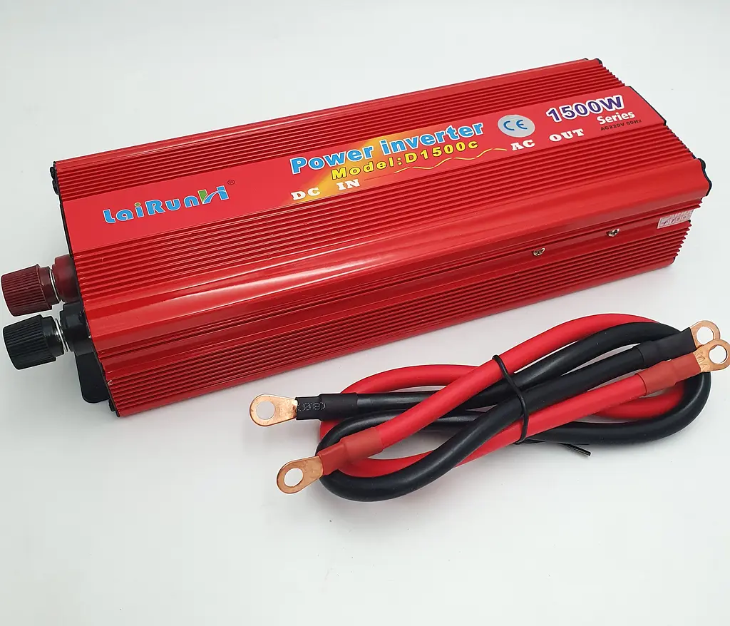 Автоінвертор 12 V-220 V перетворювач напруги 1500 W UKC AC/DC - фото 5