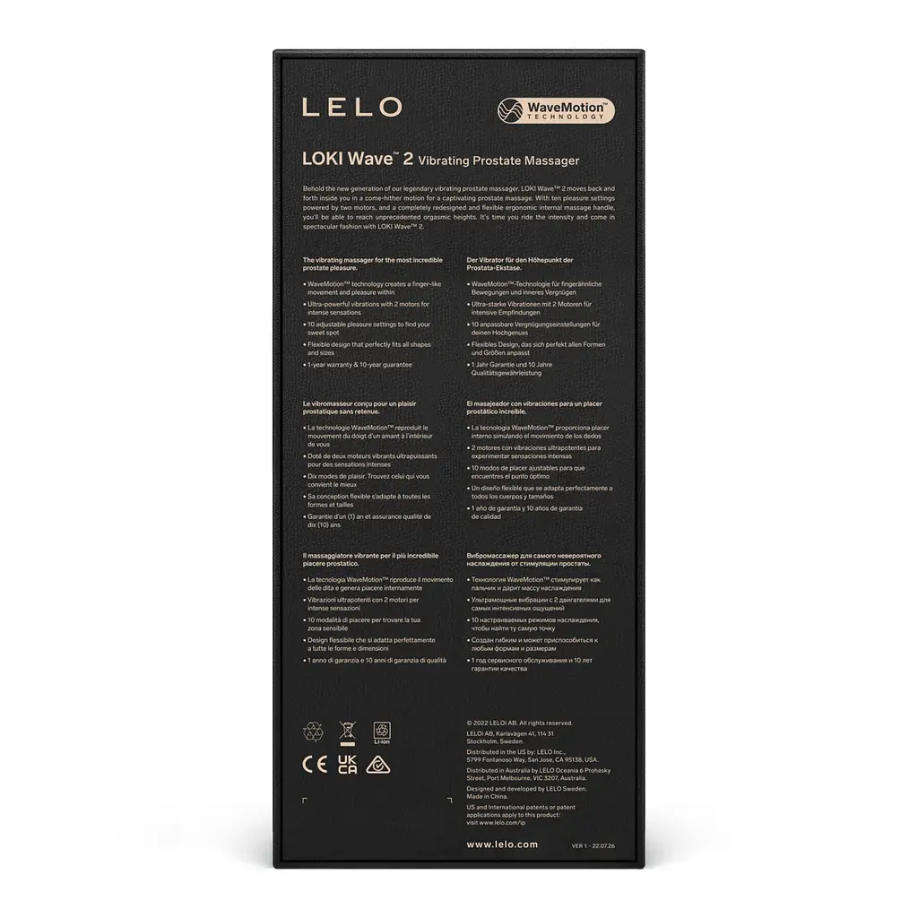 Массажер простаты Lelo Loki Wave 2 - фото 5