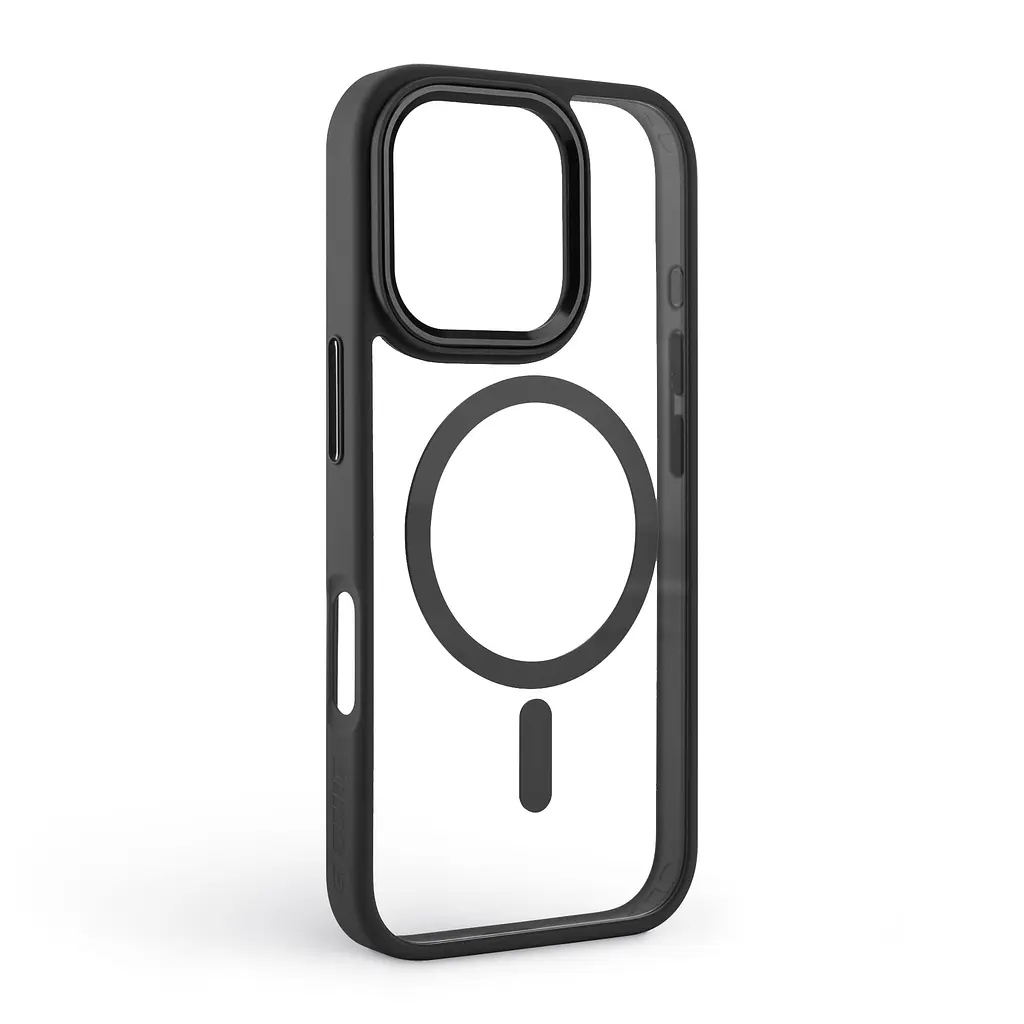 Чехол Apple iPhone 16 Pro, Unit MagSafe, черный, прозрачный, магсейф, противоударный, магнитный, панель-накладка с поддержкой MagSafe, с поддержкой беспроводной зарядки, TPU+PC, защита всего корпуса, ударопрочный, ArmorStandart (ARM78709) - фото 2