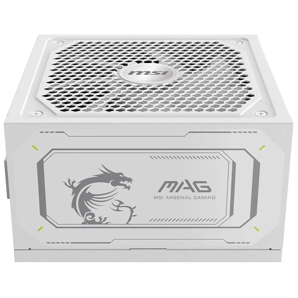 Блок живлення MSI 1000W (MAG A1000GL PCIE5 WHITE) - фото 2