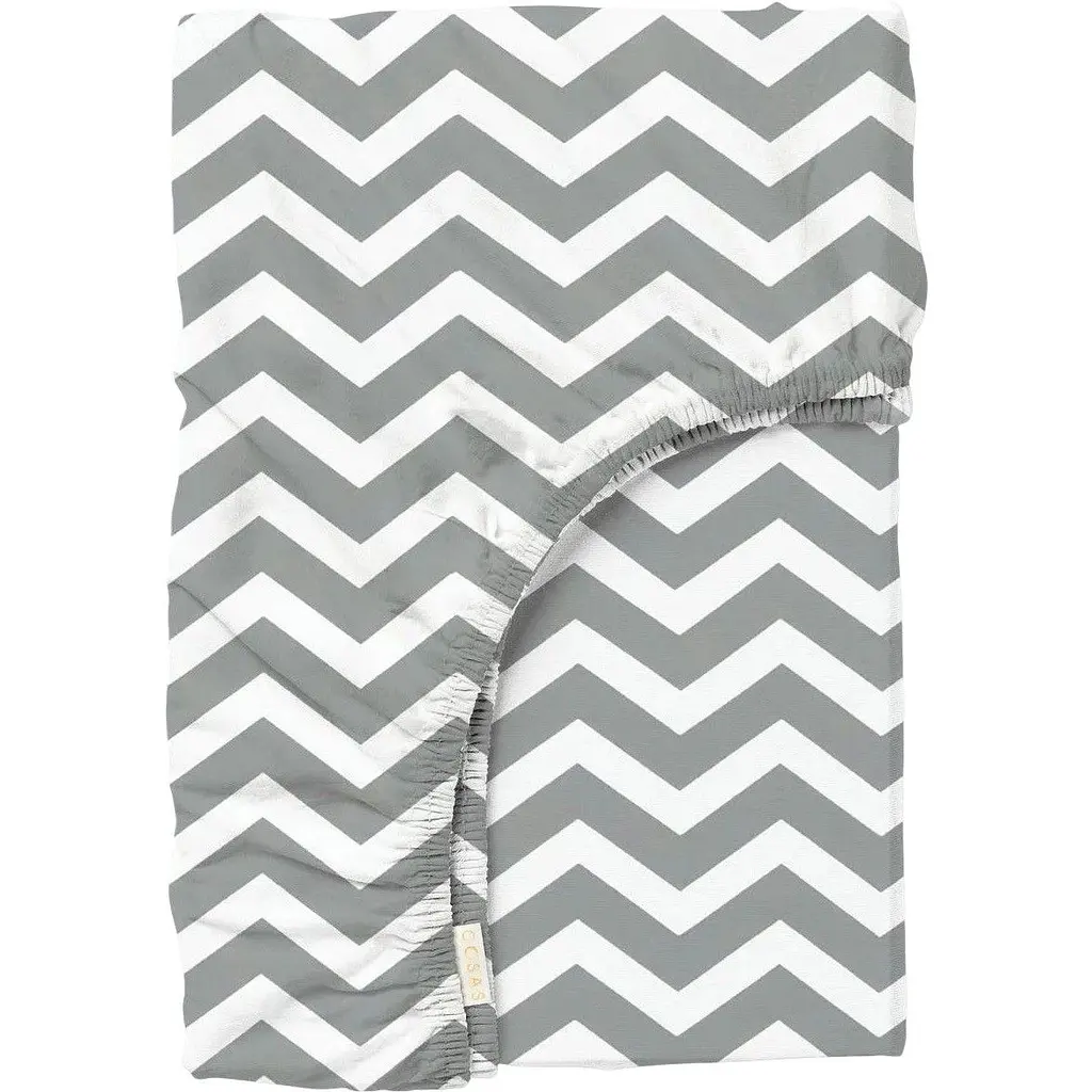 Простирадло на резинці Cosas Zigzag 140х200х20 см (ZigGrey_140х200x20)