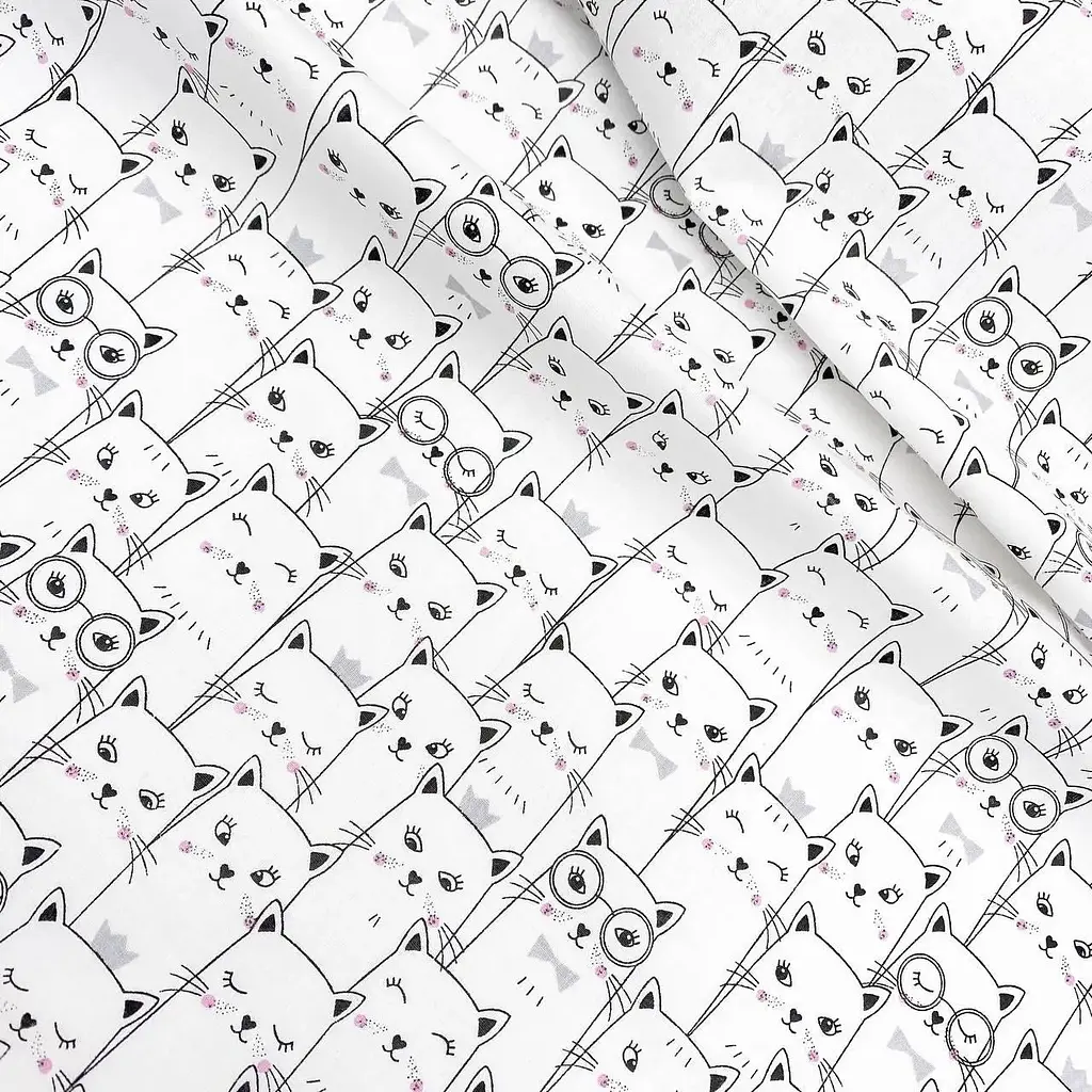 Багаторазова непромокаюча пелюшка 50х70 CATS WHITE COSAS (4822052443606) - фото 3
