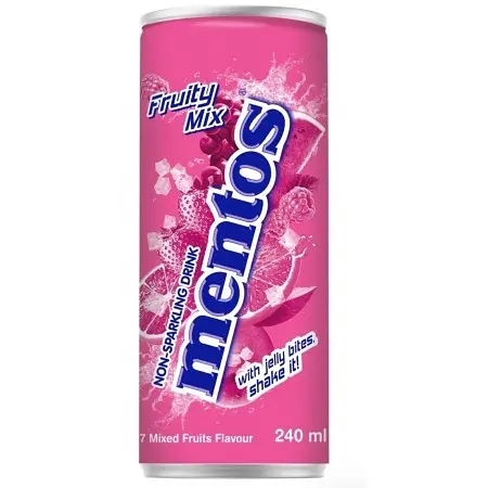 Напій Mentos Fruity Mix Soda with Jelly Bites 240 мл