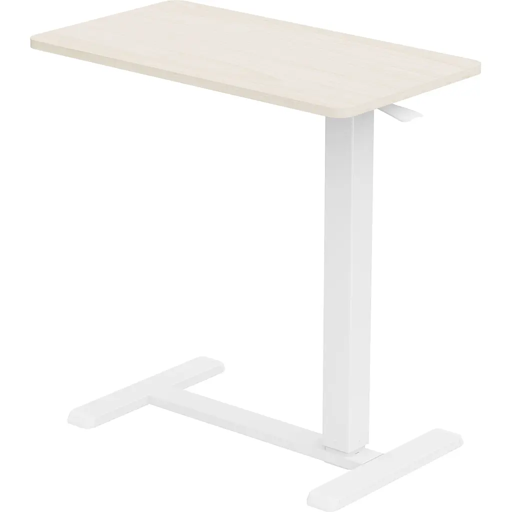 Стіл компактний 2E CE710WL, 710x400 мм, регульована висота, біло-бежевий - фото 2