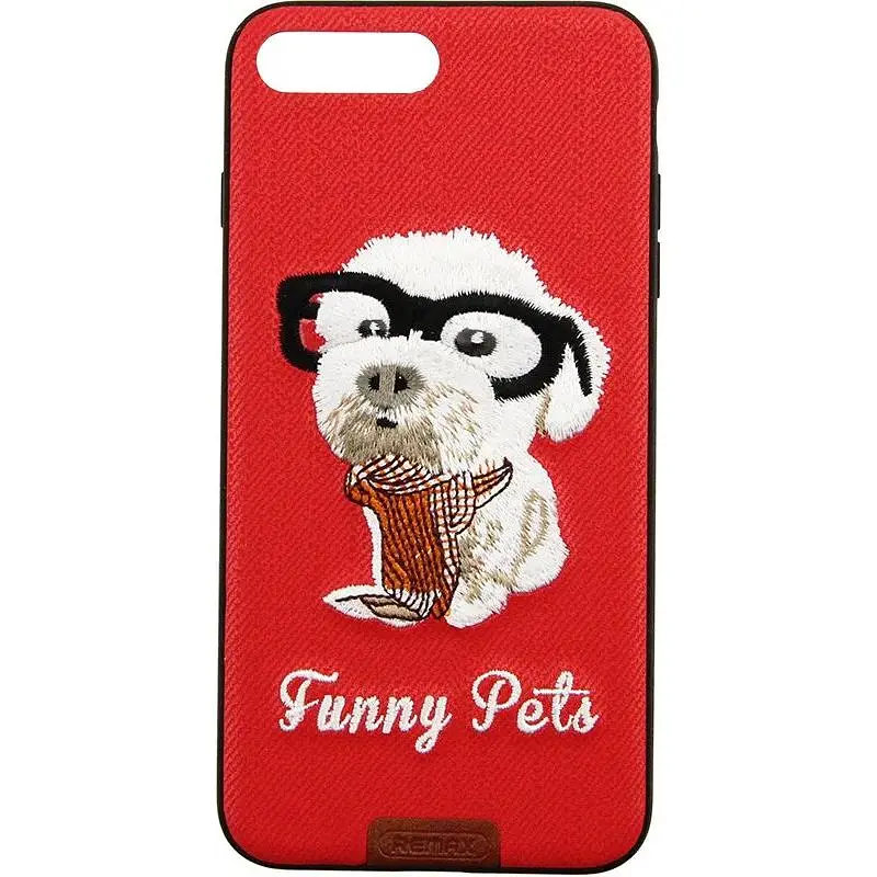 Чохол-накладка Remax Funny Pets Series Case Apple iPhone 7 Plus Red - фото 3