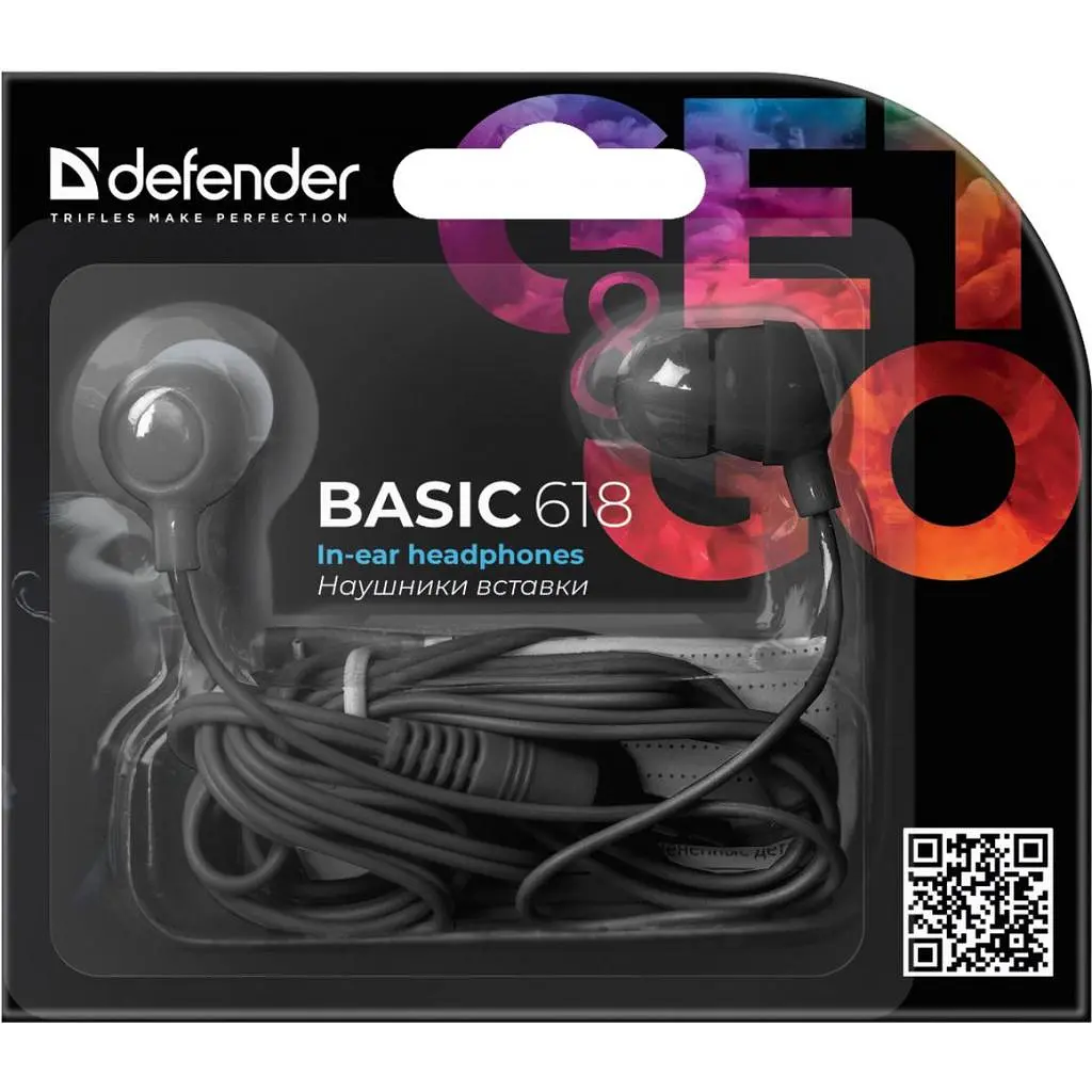 Навушники Defender Basic 618 Black (63618) - фото 2