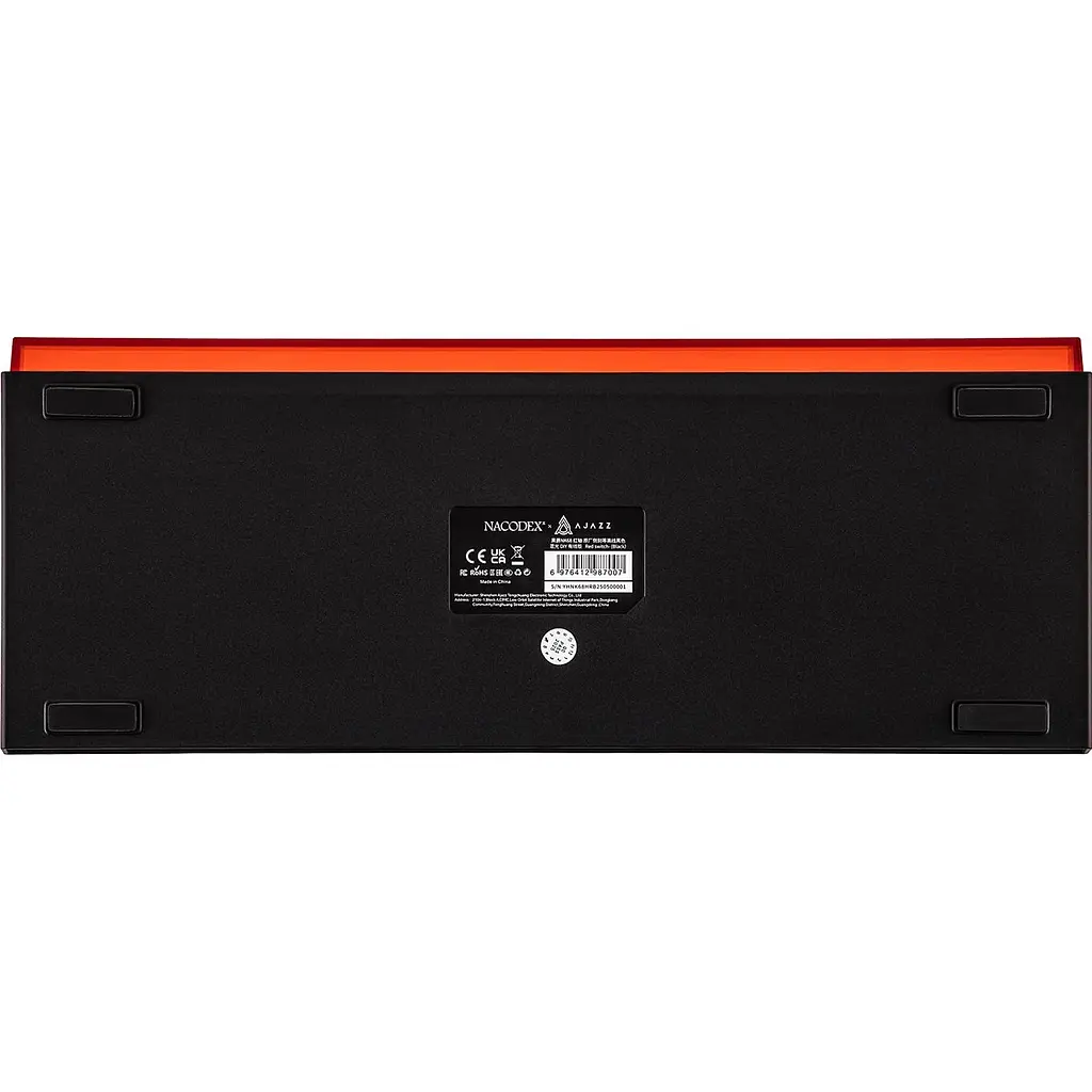 Клавіатура Ajazz NK68 Red Switch UA Black (NK68-R-S-B) [156873] - фото 7