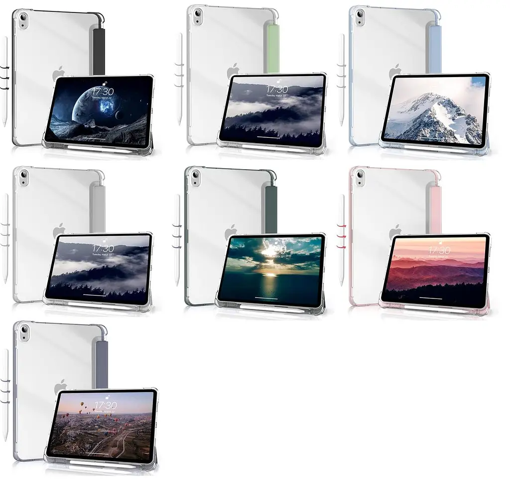 Чохол BeCover Soft Edge із кріпленням Apple Pencil для Apple iPad Air 11 M2 2024 Темно-зелений (711426) - фото 6