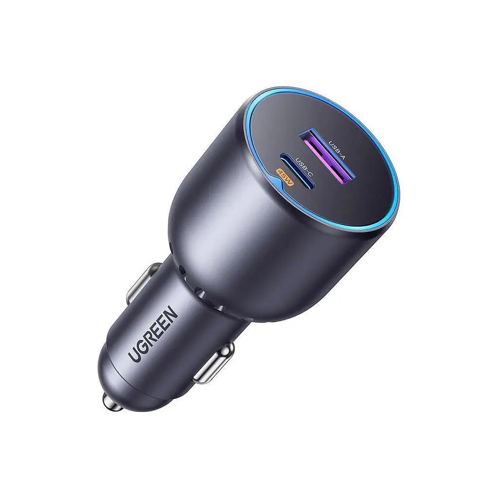 Зарядний пристрій Ugreen 2xUSB 63W (USB-C+USB-A) QC3.0 (EC701) (35023) - фото 2