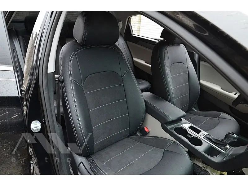 Авточохли модельні MW Brothers для Hyundai Sonata LF c 2014 - фото 3