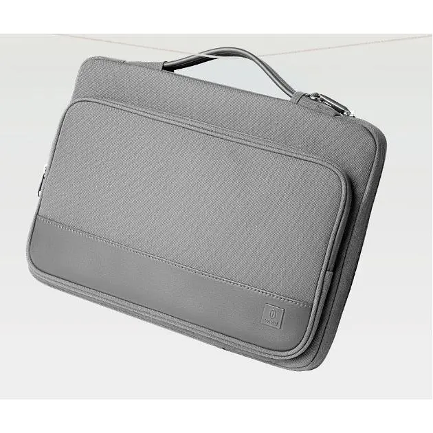 Сумка для ноутбука WiWU Cozy Classic Sleeve Series MacBook 16` Gray [151950] - фото 4