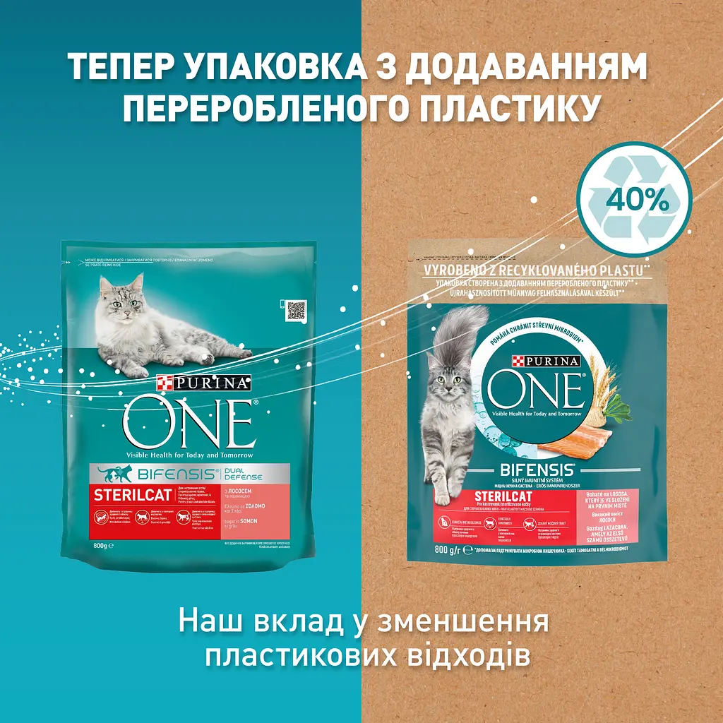 Сухий корм для стерилізованих котів Purina One Sterilcat з лососем та пшеницею 800 г (12486395) - фото 8