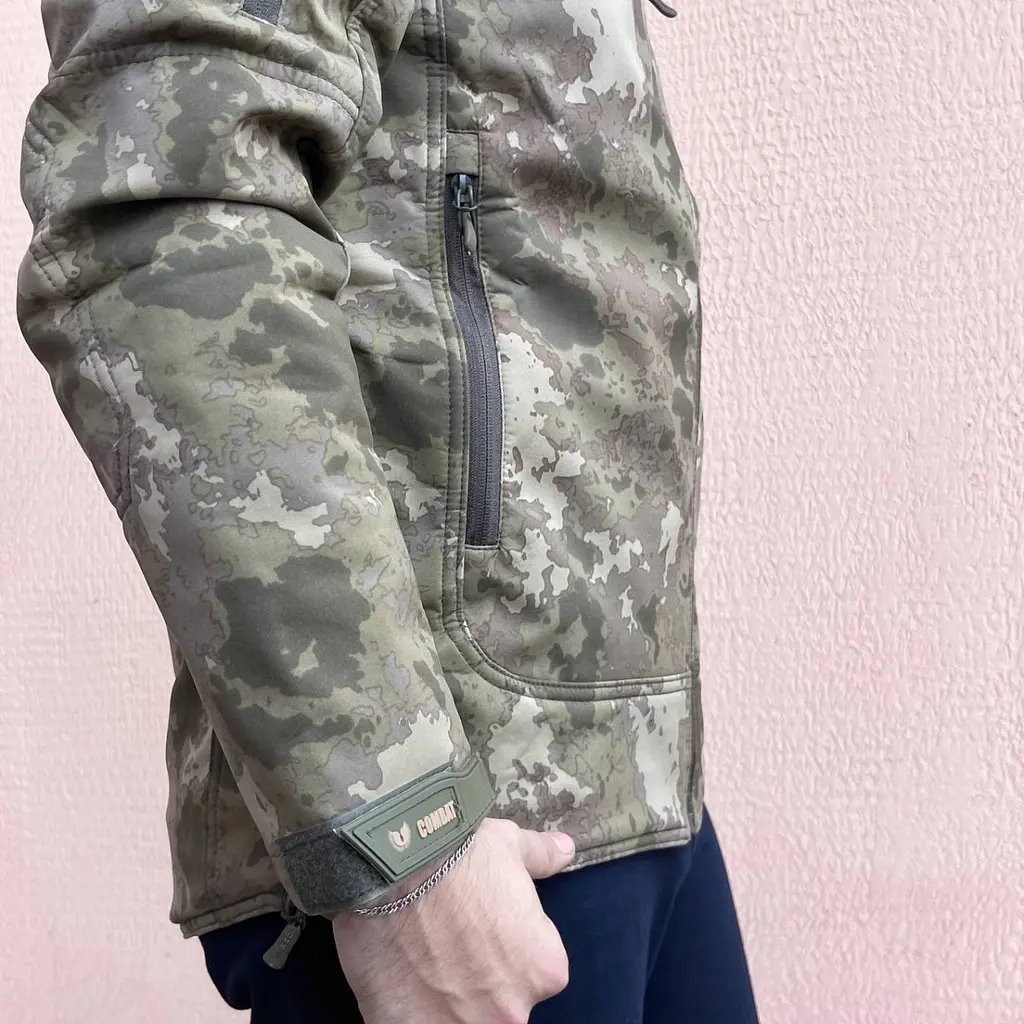 Куртка чоловіча тактична Мультикам Combat Туреччина Софтшел Soft-Shell ЗСУ 8068 M - фото 6