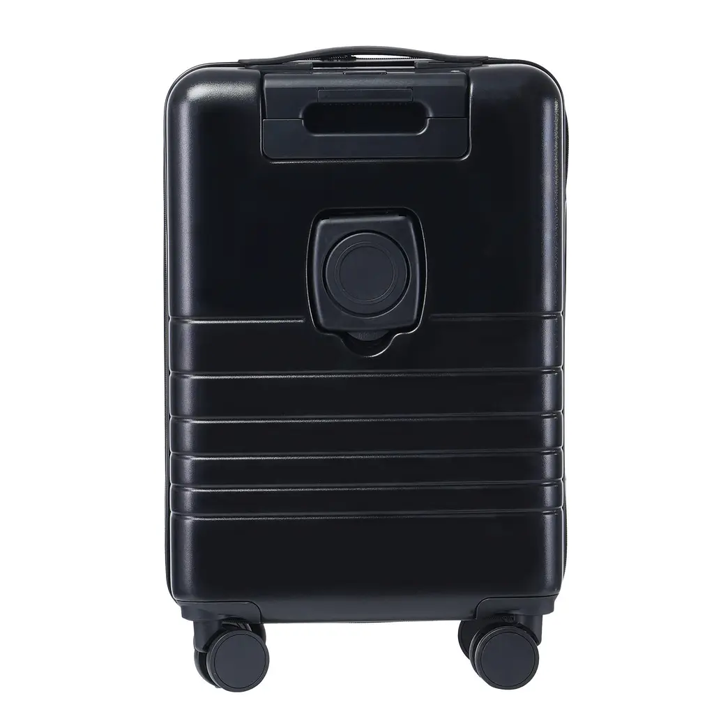 Валіза Semi Line 20 дюймів (S) T5964-2, ABS, з USB-зарядкою та відділенням для ноутбука, ручна поклажа, чорний - фото 4