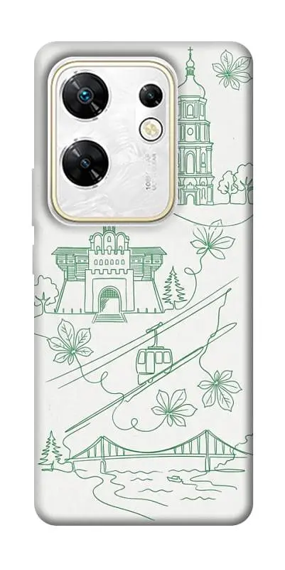 TPU чохол Demsky Heart of Kyiv для Infinix Zero 30 4G