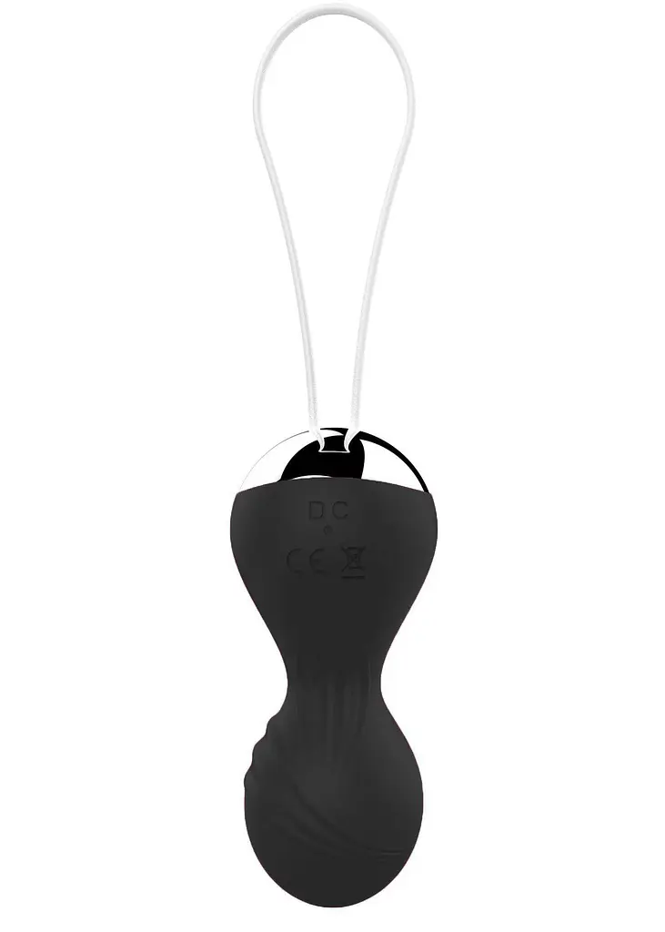 Вагінальні кульки Boss Remote Control Tighten Vibrating Egg 8 см (чорний) - фото 14