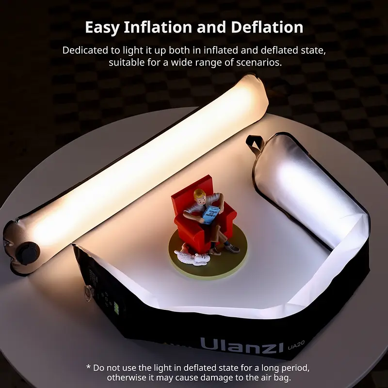 Відеосвітло Ulanzi UA20 20W Portable Air Tube Light (L110 UA20) (L110) - фото 5
