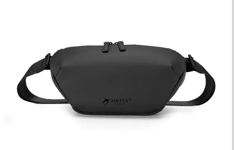 Сумка-слинг через плече Airtex 761 28,5×14,5×4,5 см 2 л Чорна - фото 2