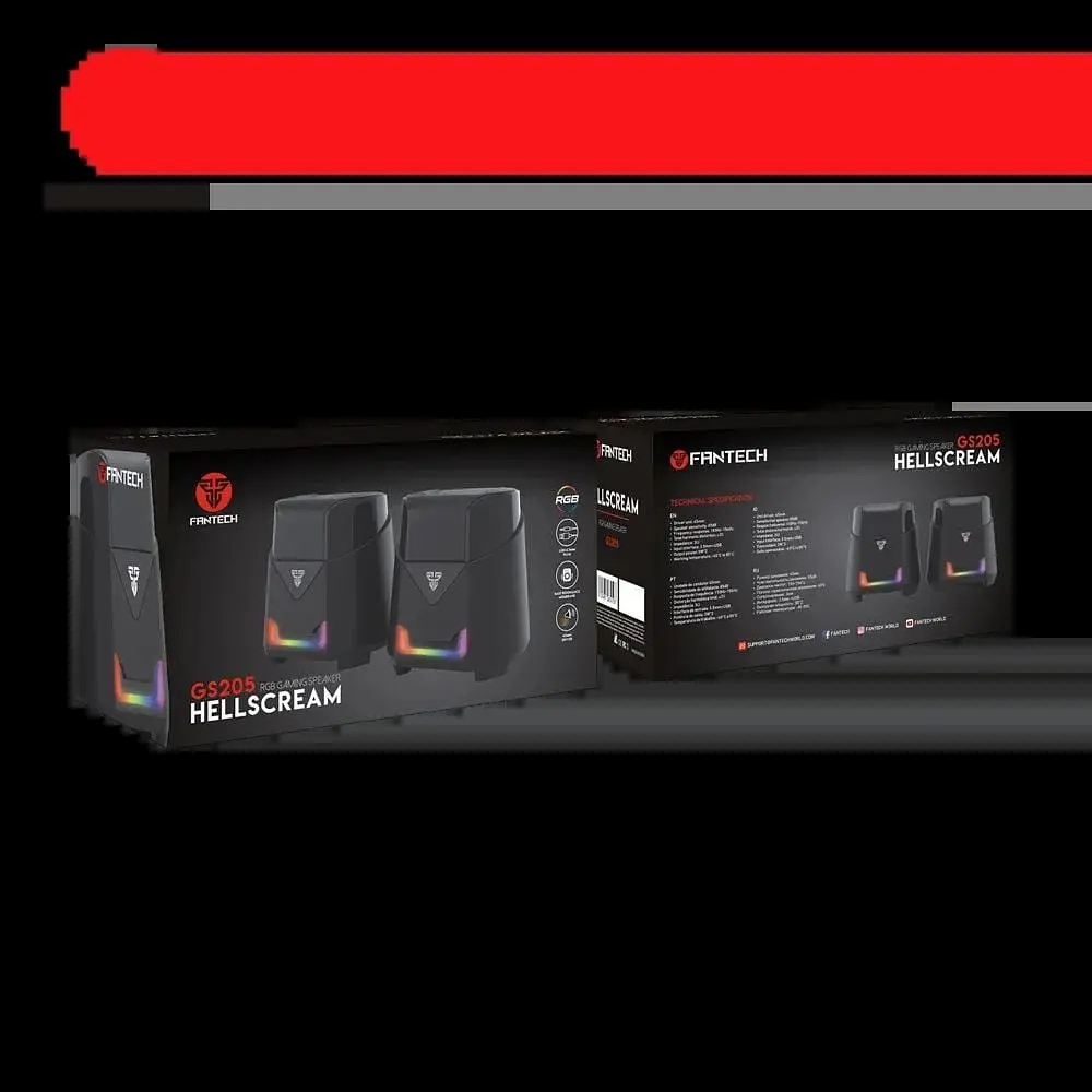Компьютерные колонки Fantech GS205 Hellscream с ярким RGB-дизайном (32834-01_497) - фото 2