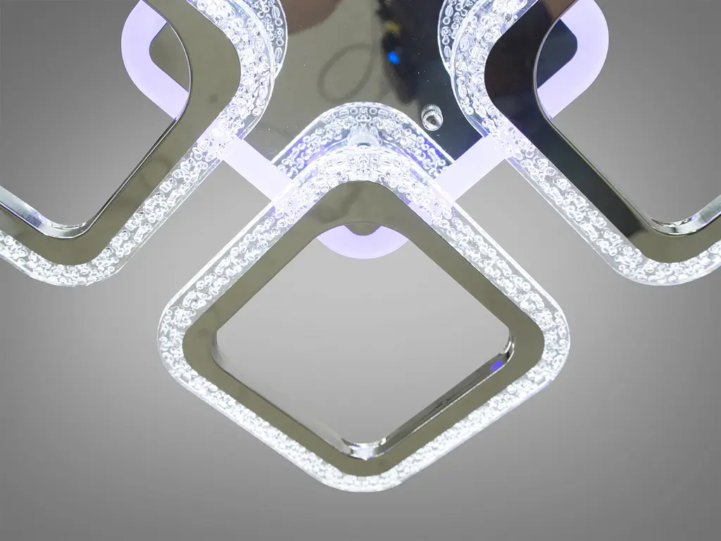 Стельова світлодіодна люстра з димером Diasha AS8170/4HR LED 3color 55W - фото 5
