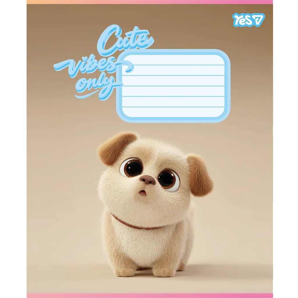Зошит шкільний Yes Cute vibes only А5 18 аркушів лінія 25 шт. (768899) - фото 6