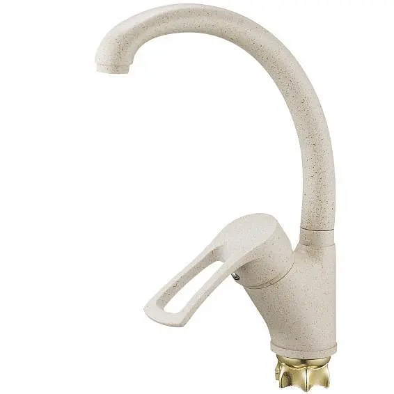 Змішувач для кухні Zegor Troya DYU4-A181KS бежевий 30412 - фото 2