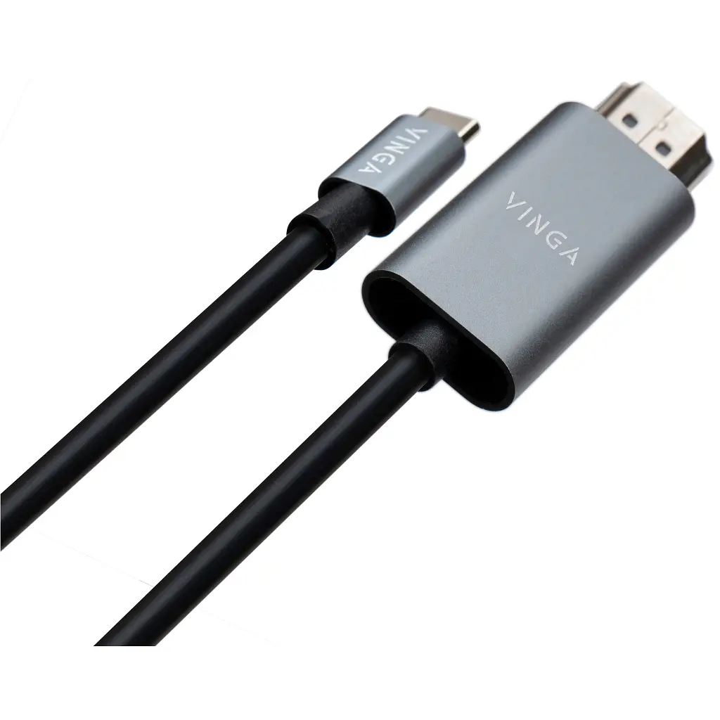 Кабель мультимедійний USB-C to HDMI M 1.5m V1.4 4K30Hz Vinga (VCPVCCH1415) - фото 2