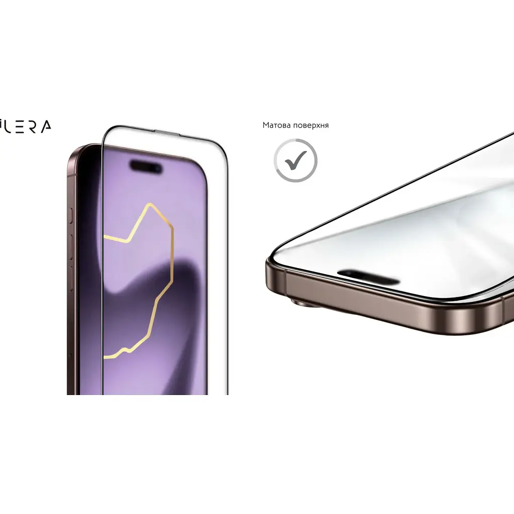 Защитное стекло iLera Frosted Glass 2.0 для Apple iPhone Air (iLFrGl17Air) [144424] - фото 2