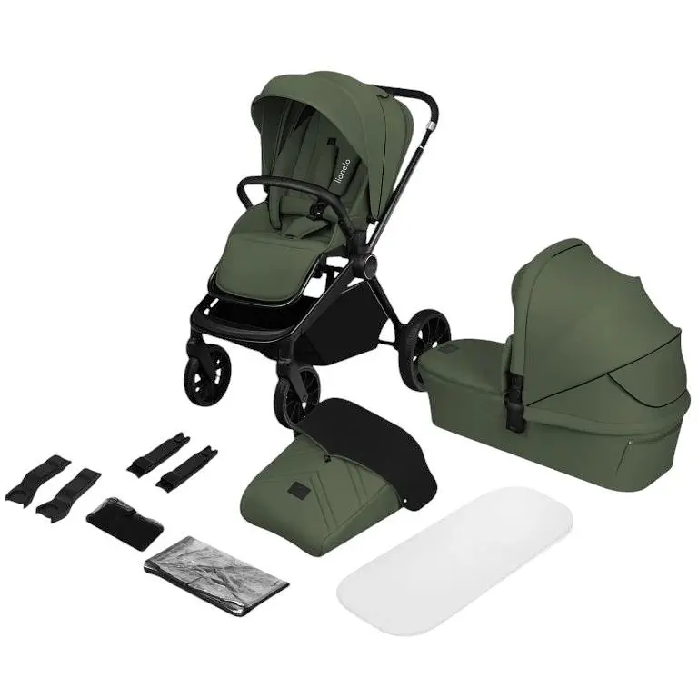 Коляска універсаьна Lionelo Mika Plus 3 в 1 green olive (LO-MIKA PLUS 3IN1 GREEN OLIVE) - фото 15