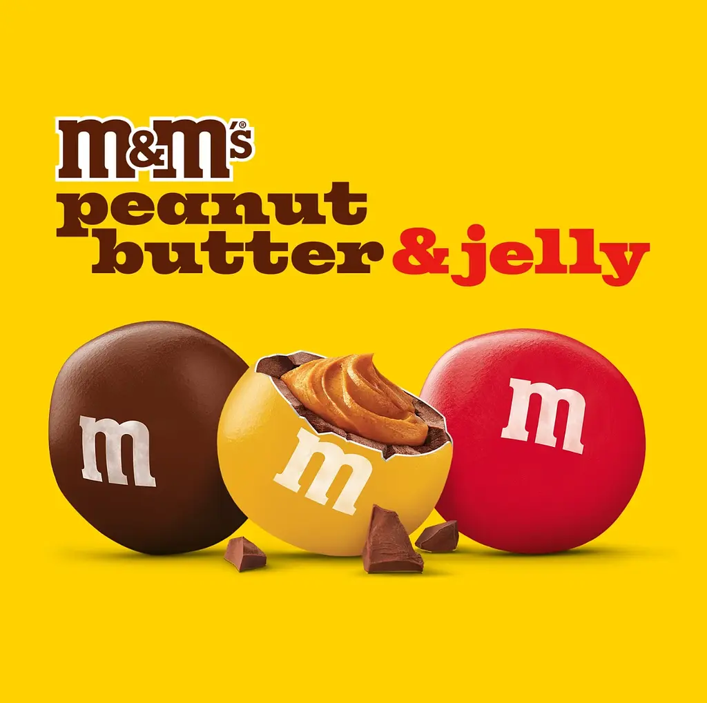 Драже M&M's Peanut Butter and Jelly Candy 244г - фото 3