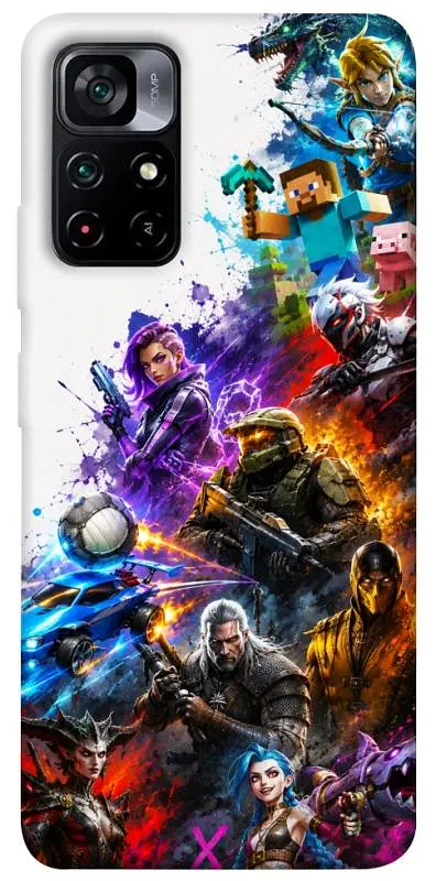 TPU чохол Demsky Gameverse для Xiaomi Poco M4 Pro 5G